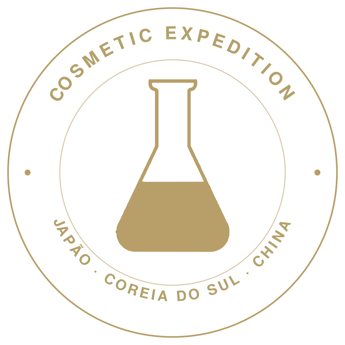 Selo Cosmetic Expedition da Fórmula Certa — Japão, Coreia do Sul e China